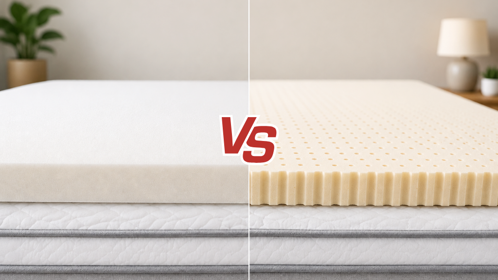 Memory Foam vs Latex Toppers